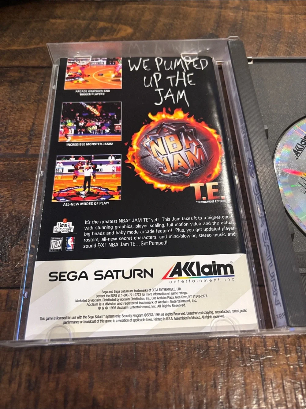 GALACTIC ATTACK FOR SEGA SATURN COMPLETE & TESTED W/ REG. CARD!